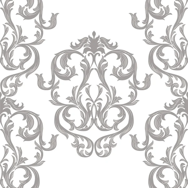 Vector Vintage Damask Pattern ornament Royal style — Stock Vector