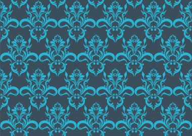 Soyut geometrik çiçek desenli süsleme