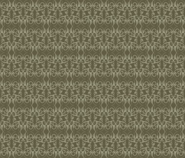 Vintage çiçek süsleme desen