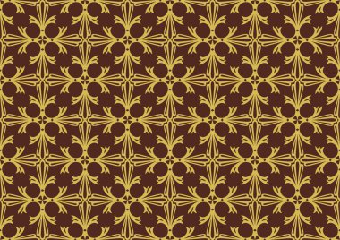 Vektör Damask süsleme desen