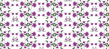 Soyut çiçek süsleme desen arka plan