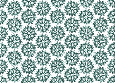 Vektör Vintage çiçek doku süs duvar kağıdı