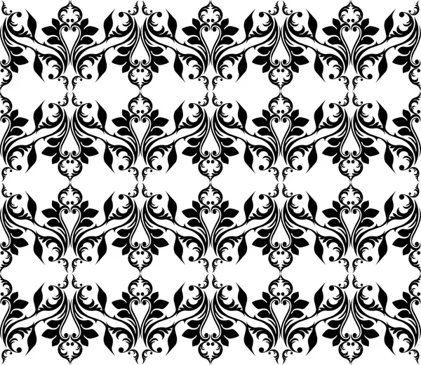 빈티지 추상적인 기하학적 꽃 클래식 패턴 — 스톡 벡터