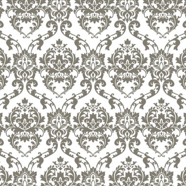 Vektör Klasik Lüks Damask desen