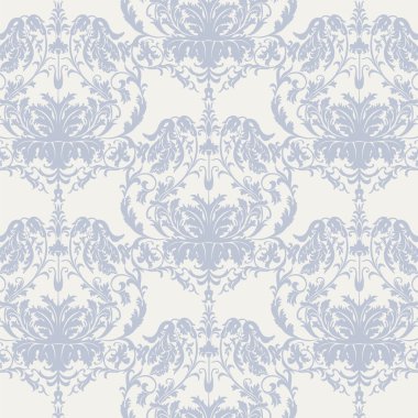 Vektör Barok çiçek Damask desenli arka plan