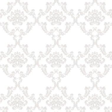 Vektör çiçek damask desenli arka plan