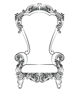 Muhteşem Zengin Barok Rokoko Koltuk