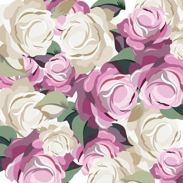 Roses vectorielles Fond vintage — Image vectorielle