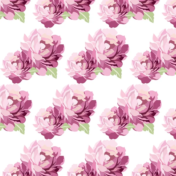 Akvarell rosa blommor kort bakgrund — Stock vektor