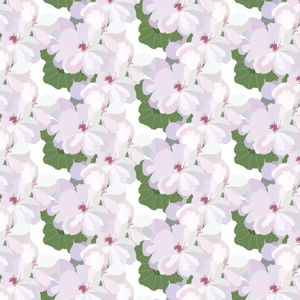 Весенние цветы из гераниума — стоковый вектор