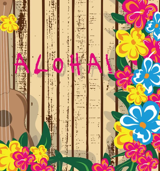 Summer Hawaii Card — Stock Vector