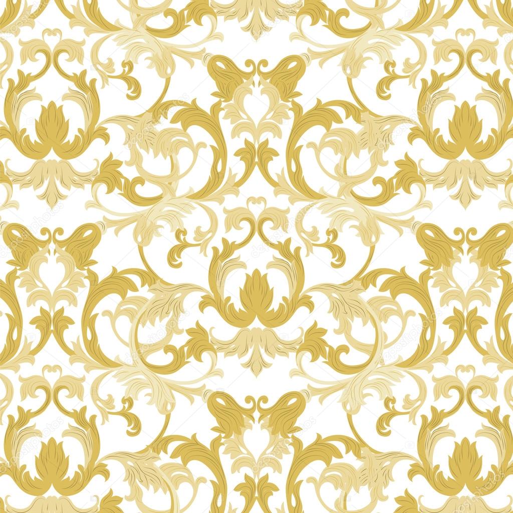 Vector damask pattern ornament Stock Vector Image by ©inagraur.ymail