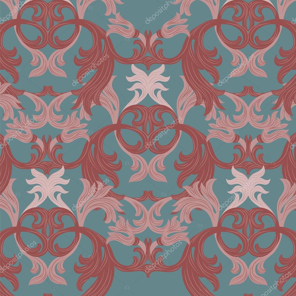 Vector damask pattern ornament Stock Vector by