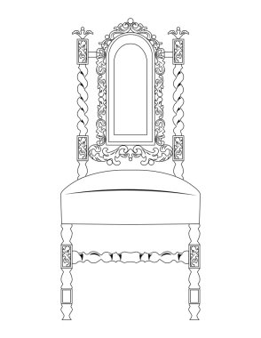 Klasik lüks stil mobilya