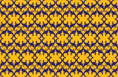 Vintage desen soyut süsleme desen