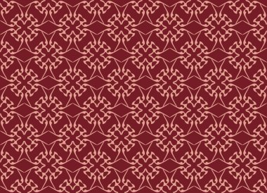 Vintage desen soyut süsleme