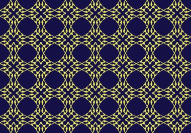 Vintage desen soyut süsleme