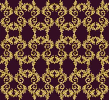 Vintage çiçek süsleme desen