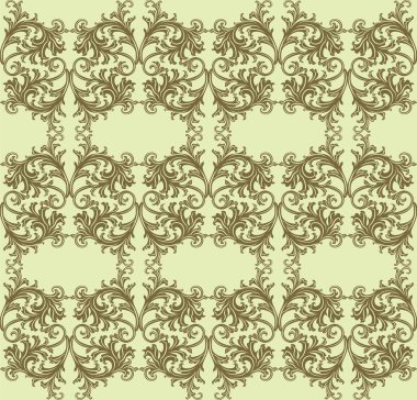 Vintage çiçek süsleme desen