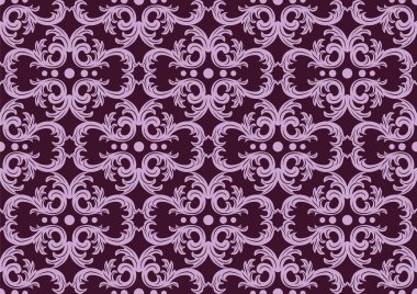 Vintage çiçek süsleme desen