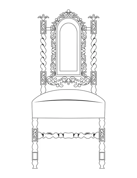 Meubles de luxe classique — Image vectorielle