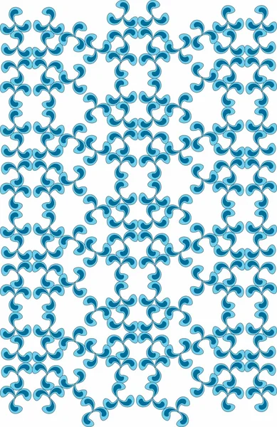 ベクトル古典的な抽象幾何学花柄 — ストックベクタ