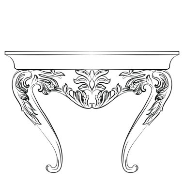 Zengin Barok komodin tablo