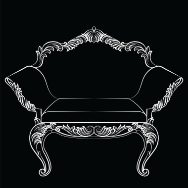 Muhteşem Zengin Barok Rokoko Koltuk