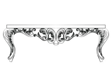 Zengin Barok komodin tablo