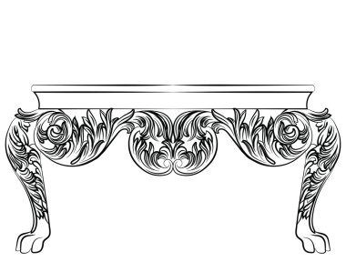 Zengin Barok komodin tablo