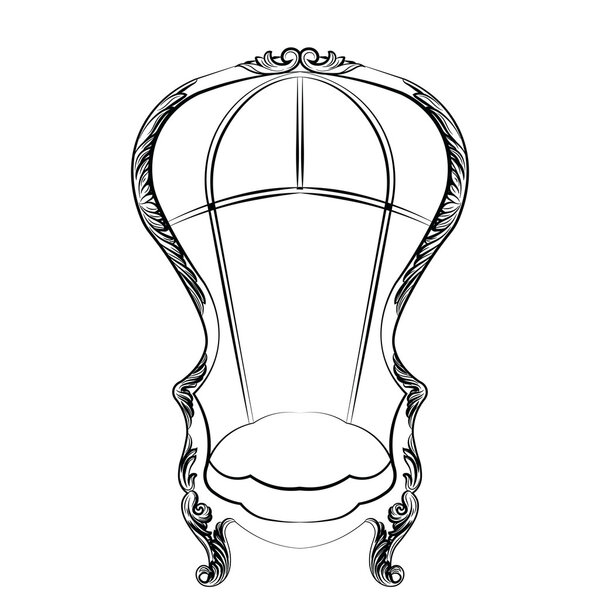 Modern Armchair isolated