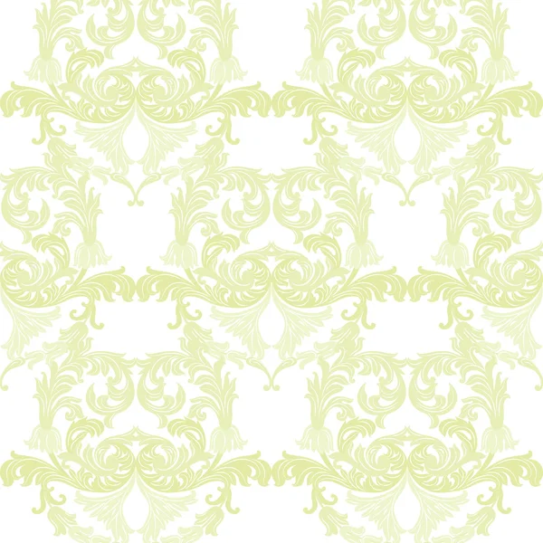 Vintage Baroque ornament pattern — Stock Vector