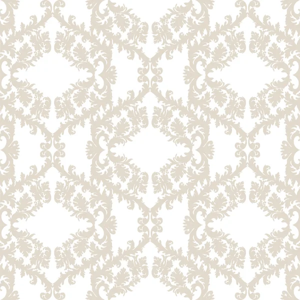 Vecteur baroque vintage floral motif damassé — Image vectorielle