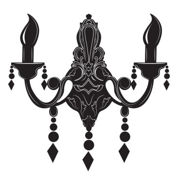 Zengin Barok klasik avize