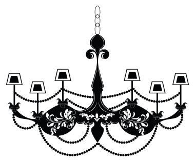 Zengin Barok klasik avize