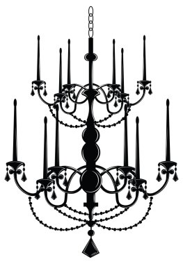 Zengin Barok klasik avize