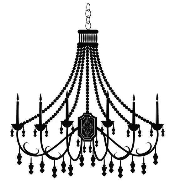 Süsler ile Barok zarif Duvar lambası