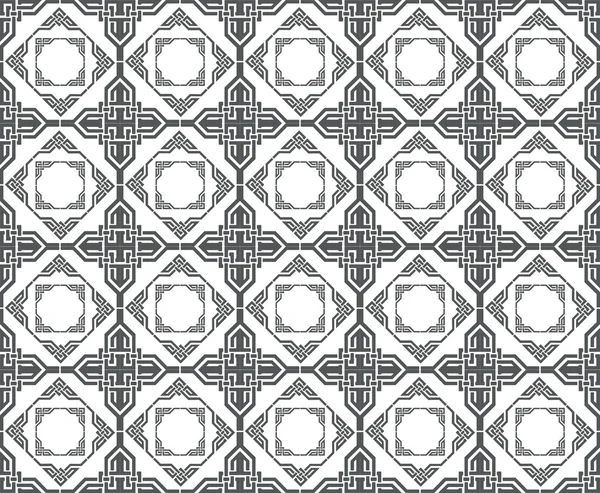 Vintage motif d'ornement floral rétro — Image vectorielle