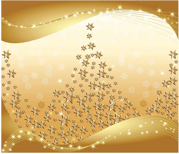 Magic golden sparkles background