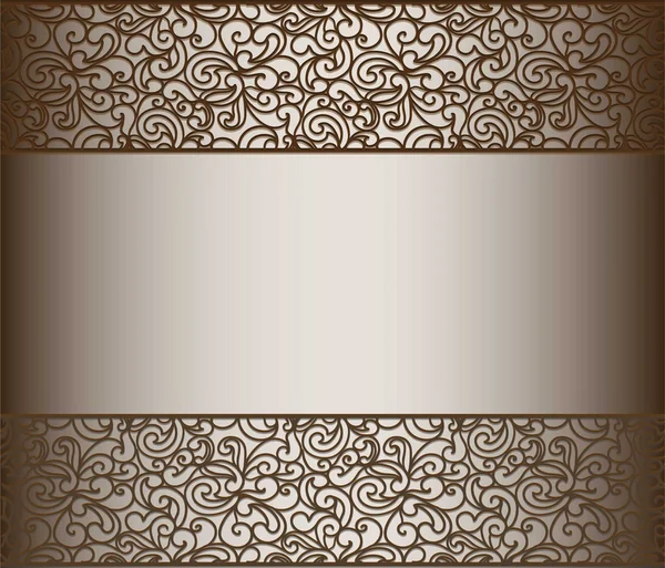 Винтажный кружевной фон для конверта — стоковый вектор