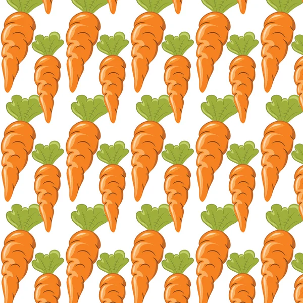 Carrots pattern background — Stock Vector