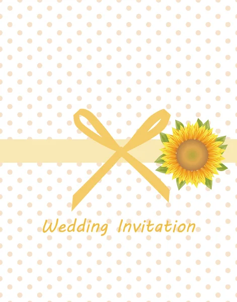 Tarjeta de invitación con adornos — Vector de stock