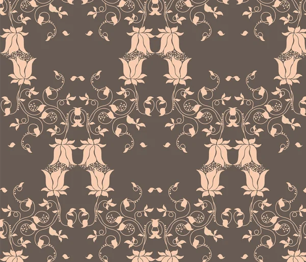 Tulipes fleurs texture motif — Image vectorielle