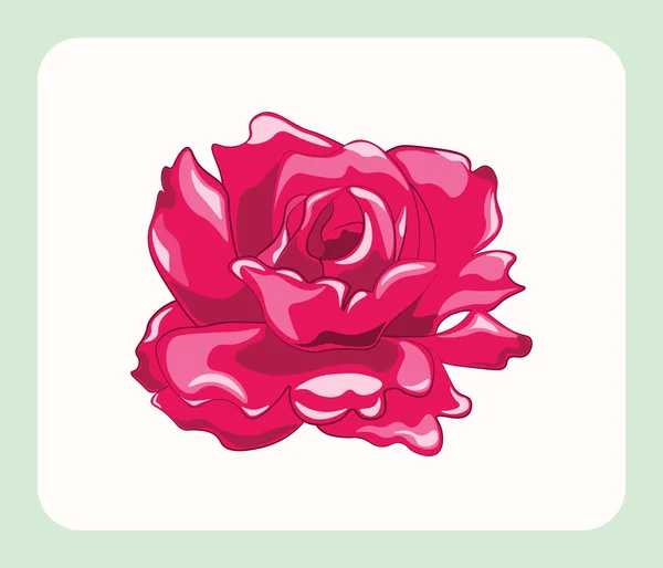 Φωτεινό Rose απομονωθεί — Διανυσματικό Αρχείο