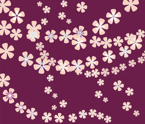 꽃 조성 패턴 — 스톡 벡터