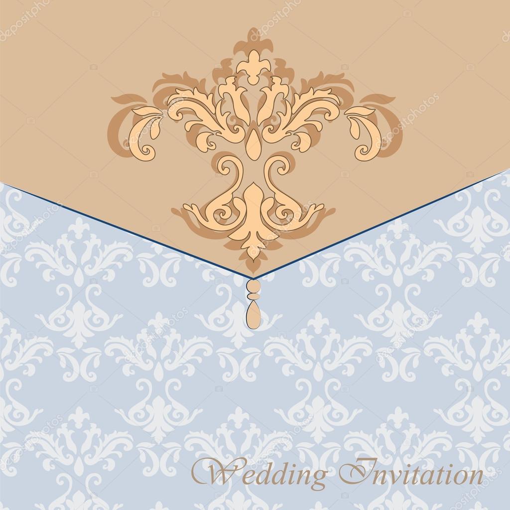 Classic luxury invitation card