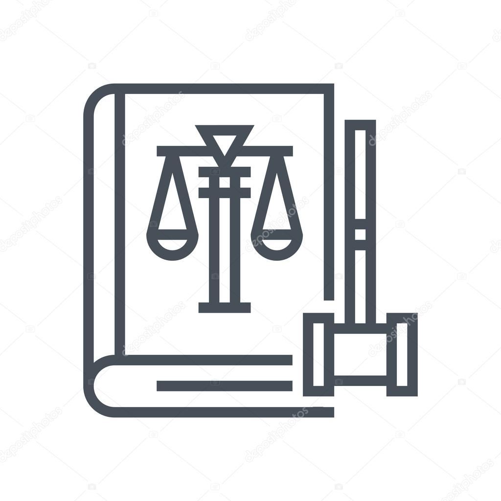 Law book icon