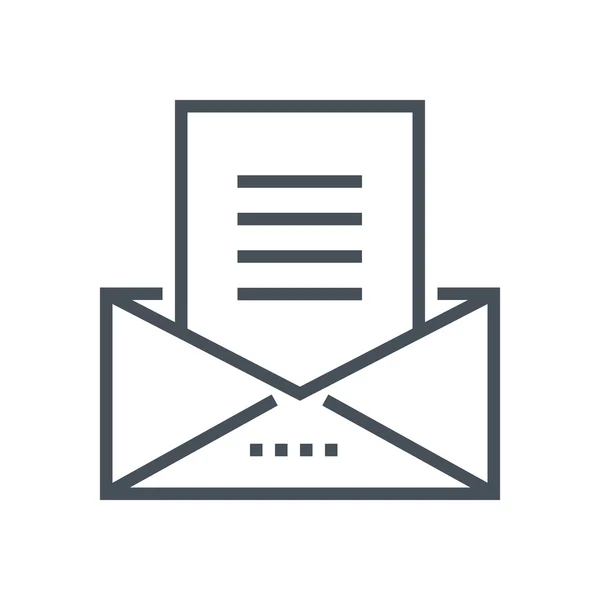 Mail téma ikon — Stock Vector