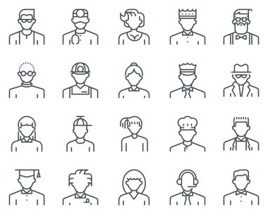 Avatarlar Icon set 