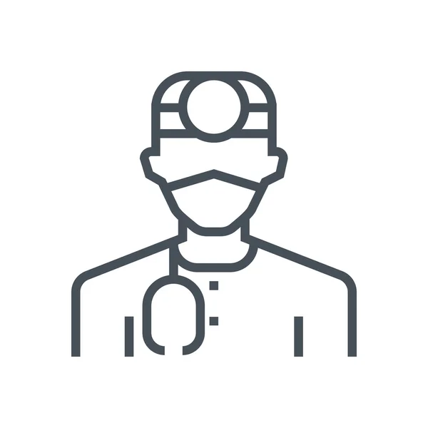 Icono de Doctor avatar — Vector de stock